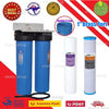 big blue twin whole house water filter system 20"x4.5"