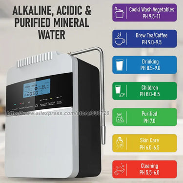 Alkaline Water Machine, PH2.5-11.2