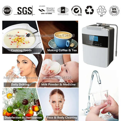 Alkaline Water Machine, PH2.5-11.2